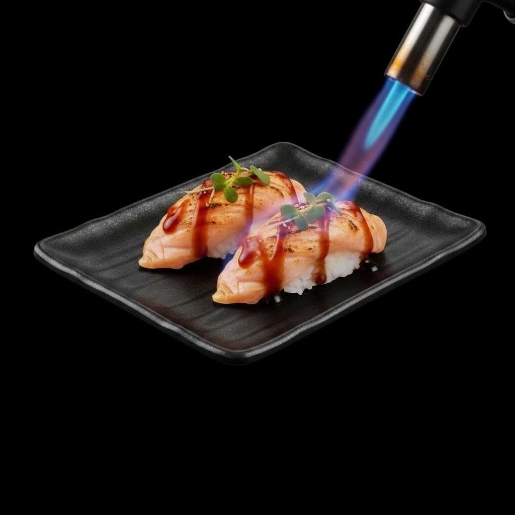 Aburi Sake Nigiri